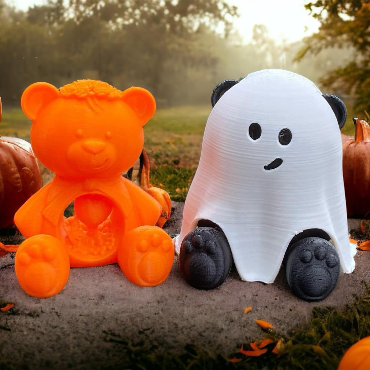 Mini Ghost Bear Halloween Decoration