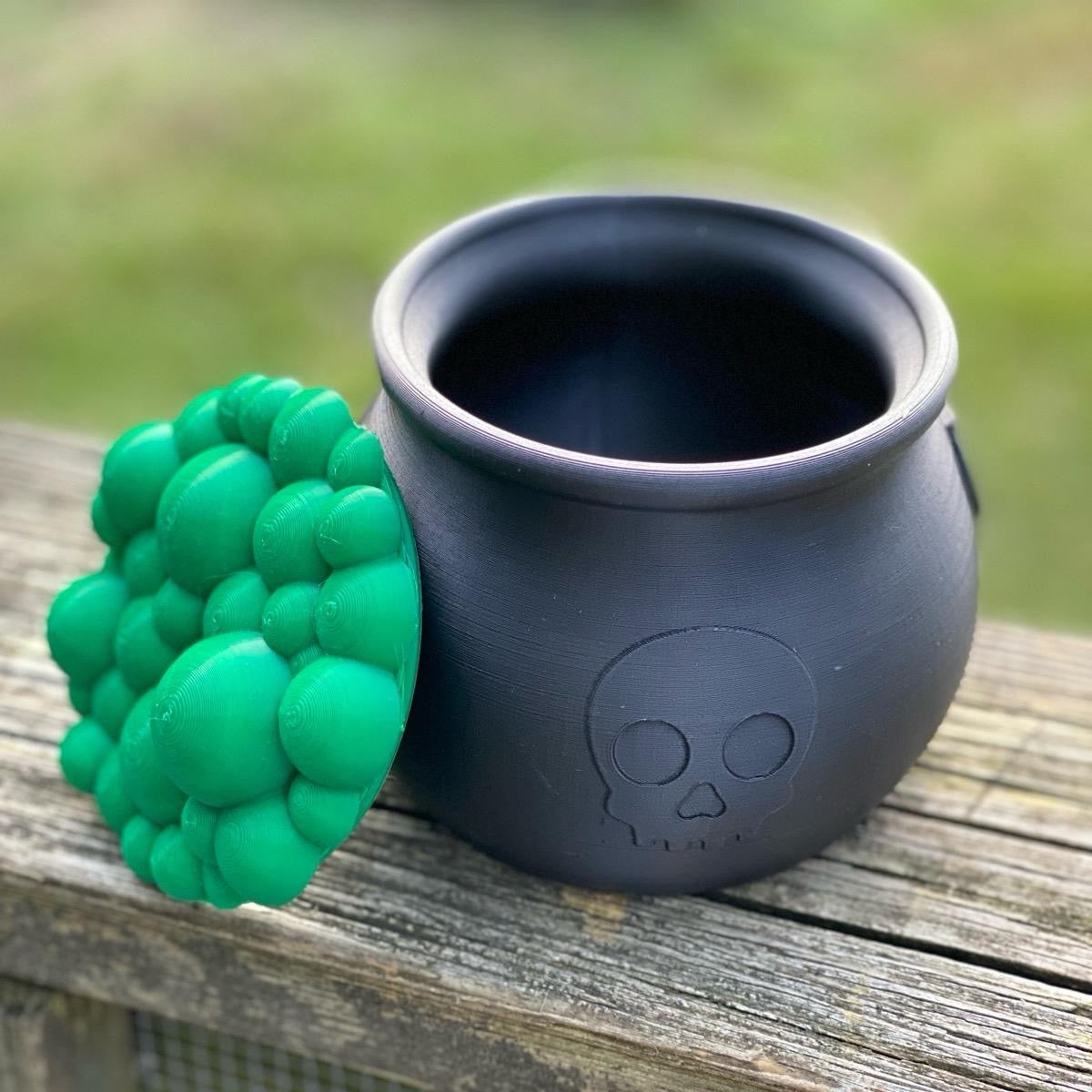 Boiling Witches Cauldron Halloween Container