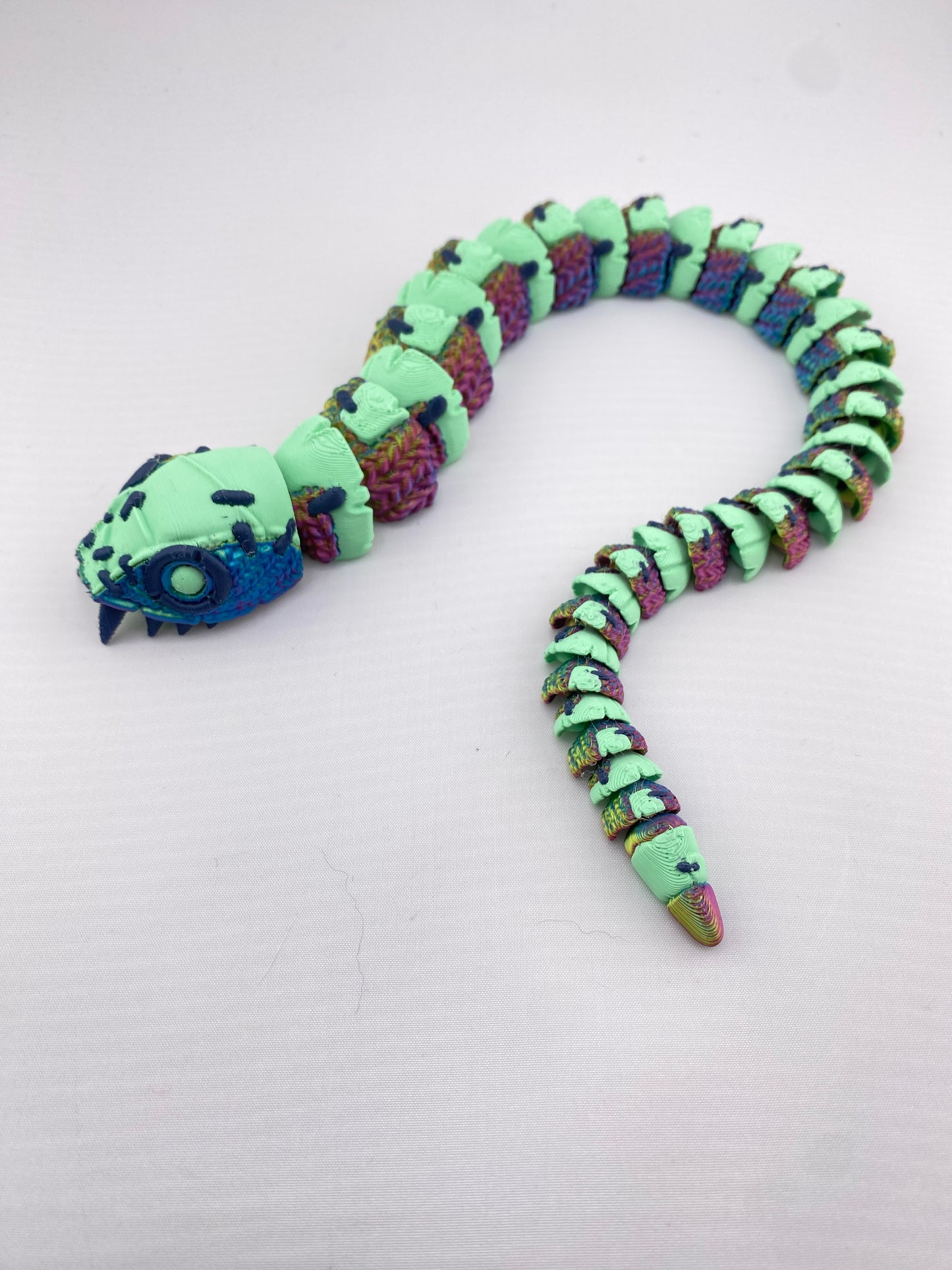 Twisty Stuffed Snake Figurine