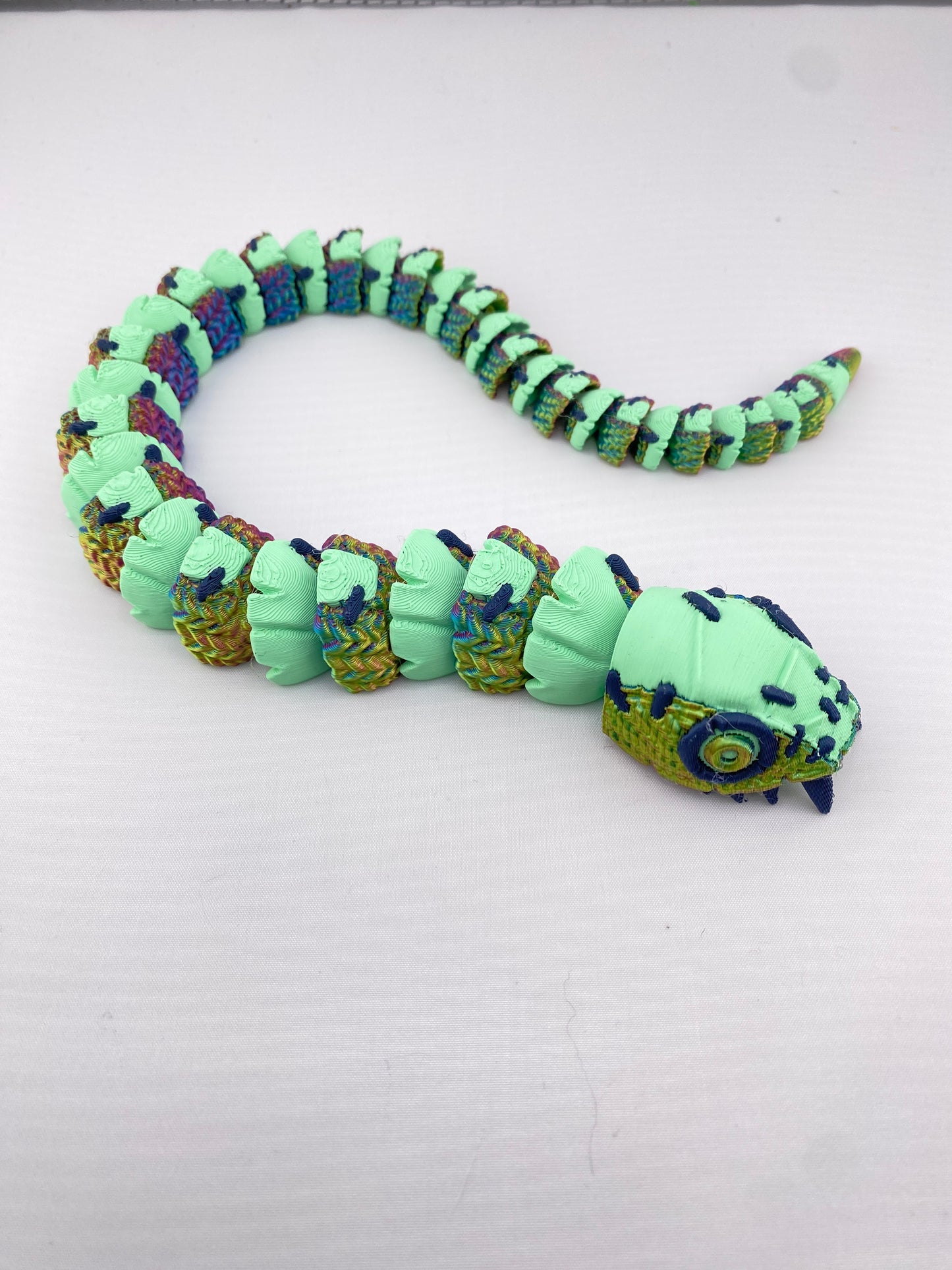 Twisty Stuffed Snake Figurine