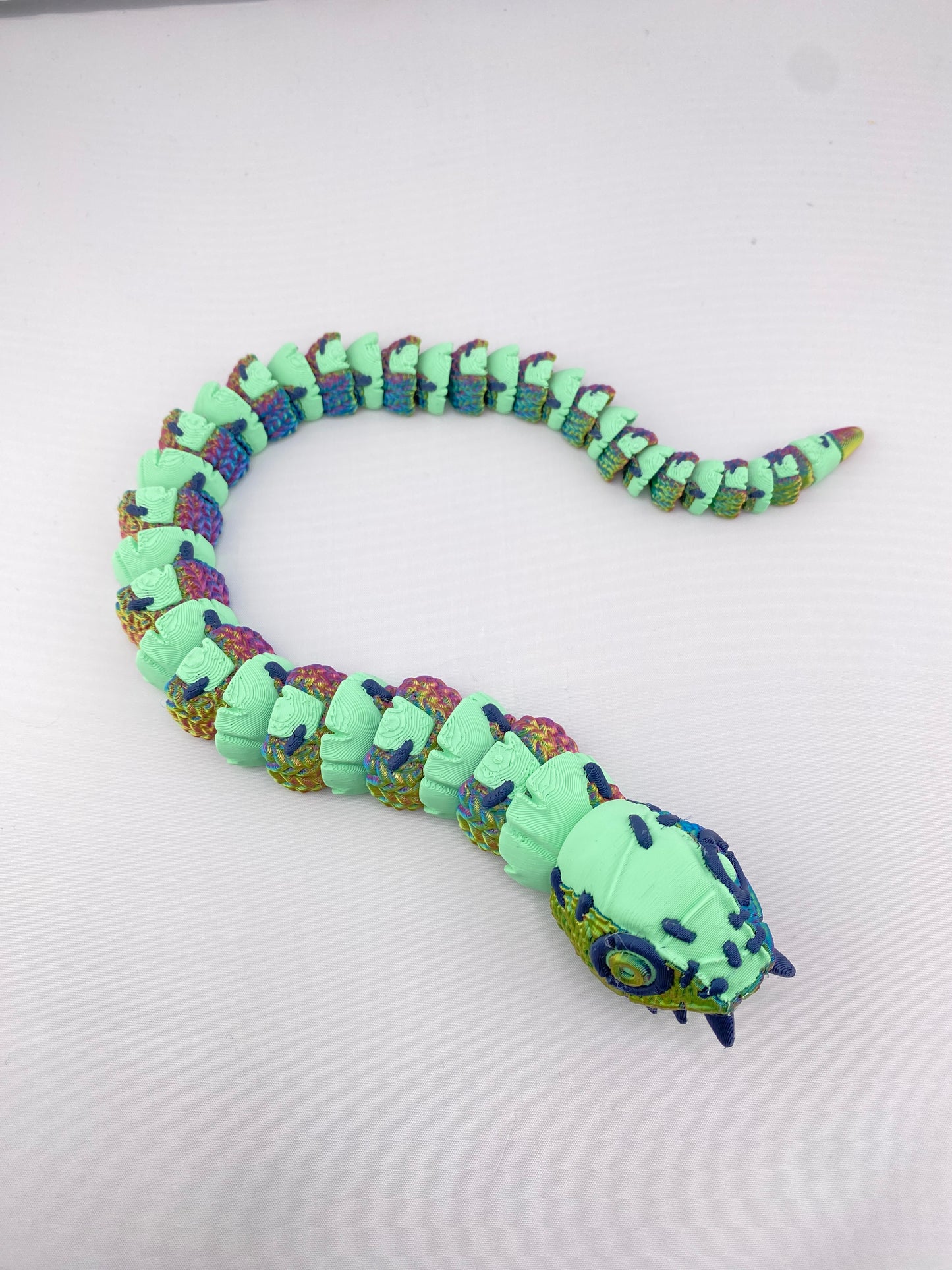 Twisty Stuffed Snake Figurine