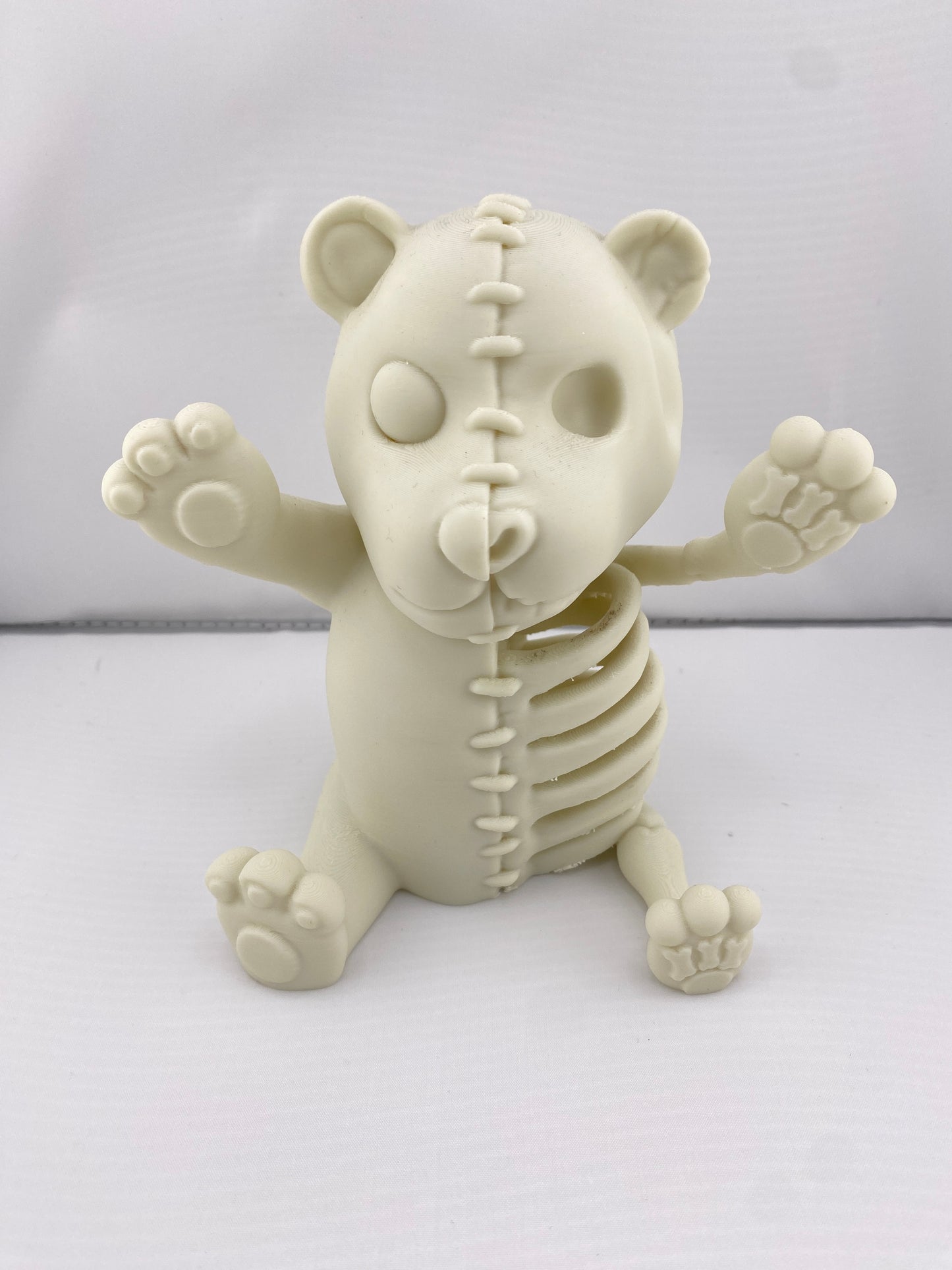 Halloween Teddy Bear Skeleton Figurine Decoration