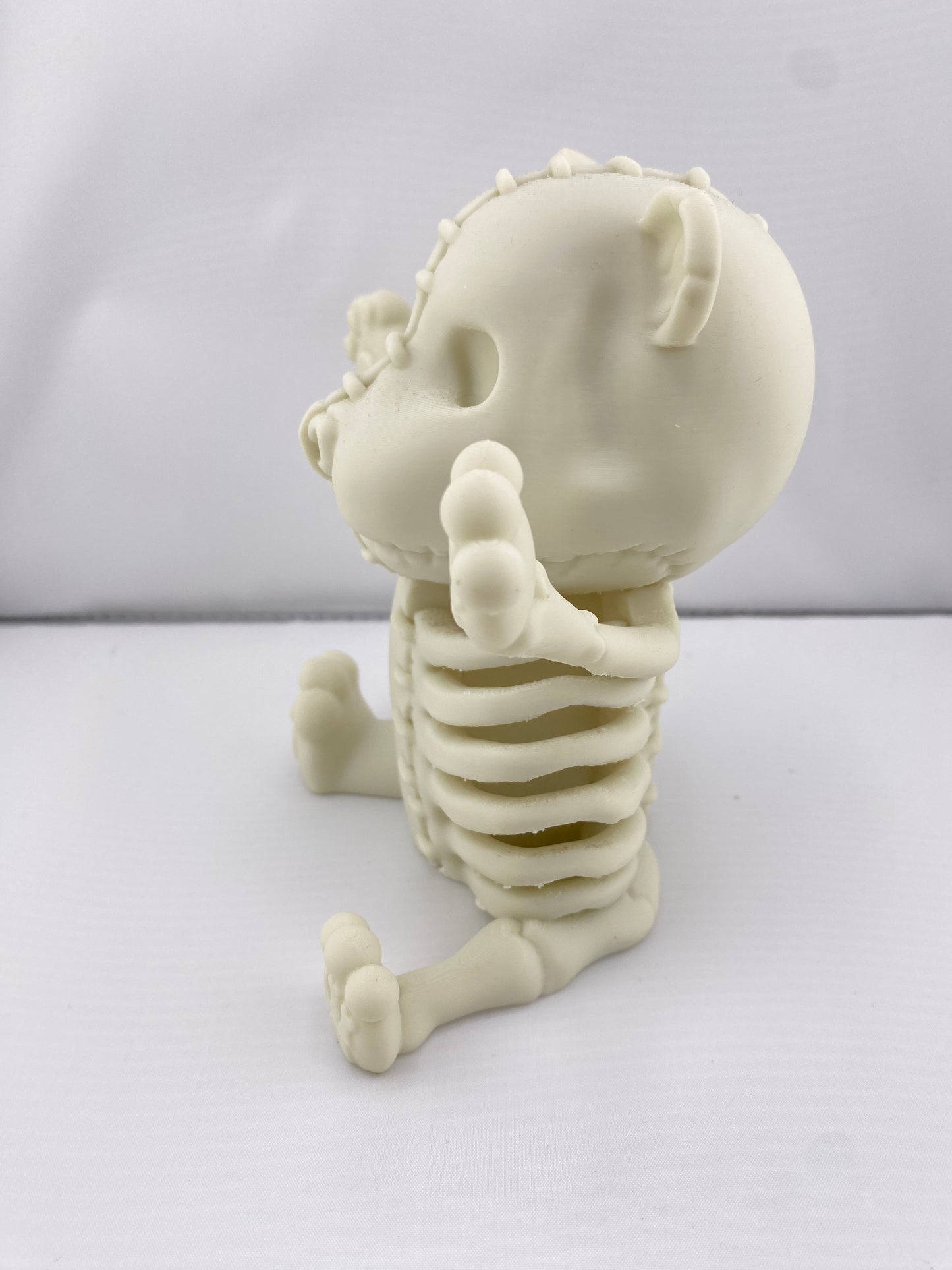 Halloween Teddy Bear Skeleton Figurine Decoration