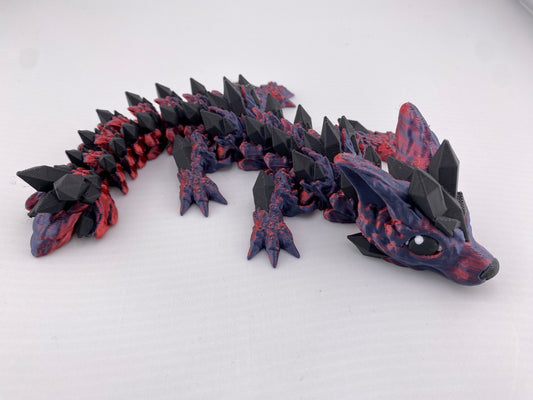 Baby Crystal Wolf Dragon Figurine Decoration