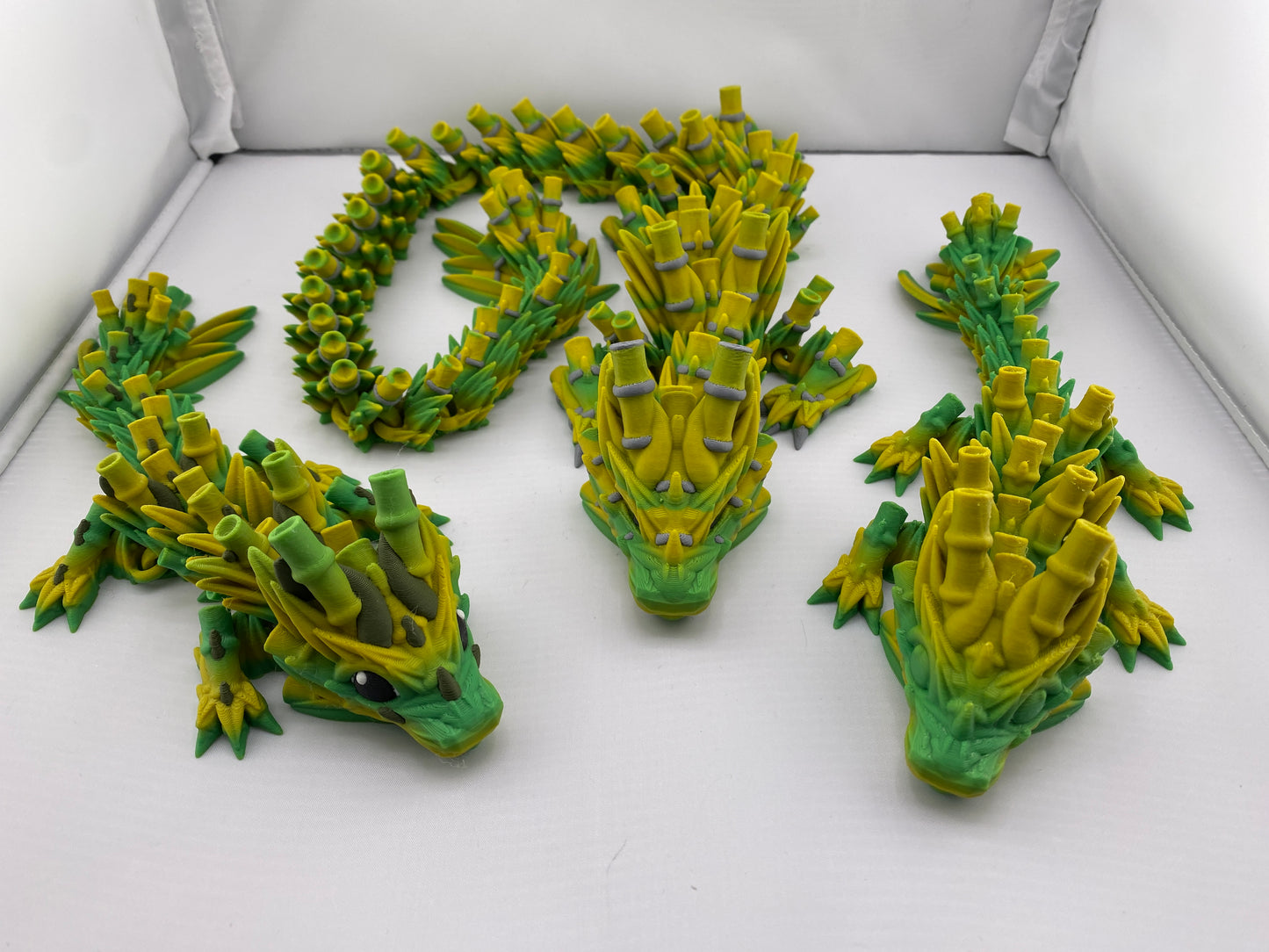 Bamboo Dragon Figurines Decorations