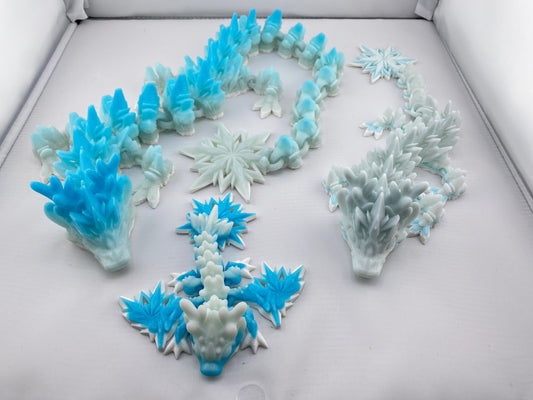 Winter Dragon Figurine