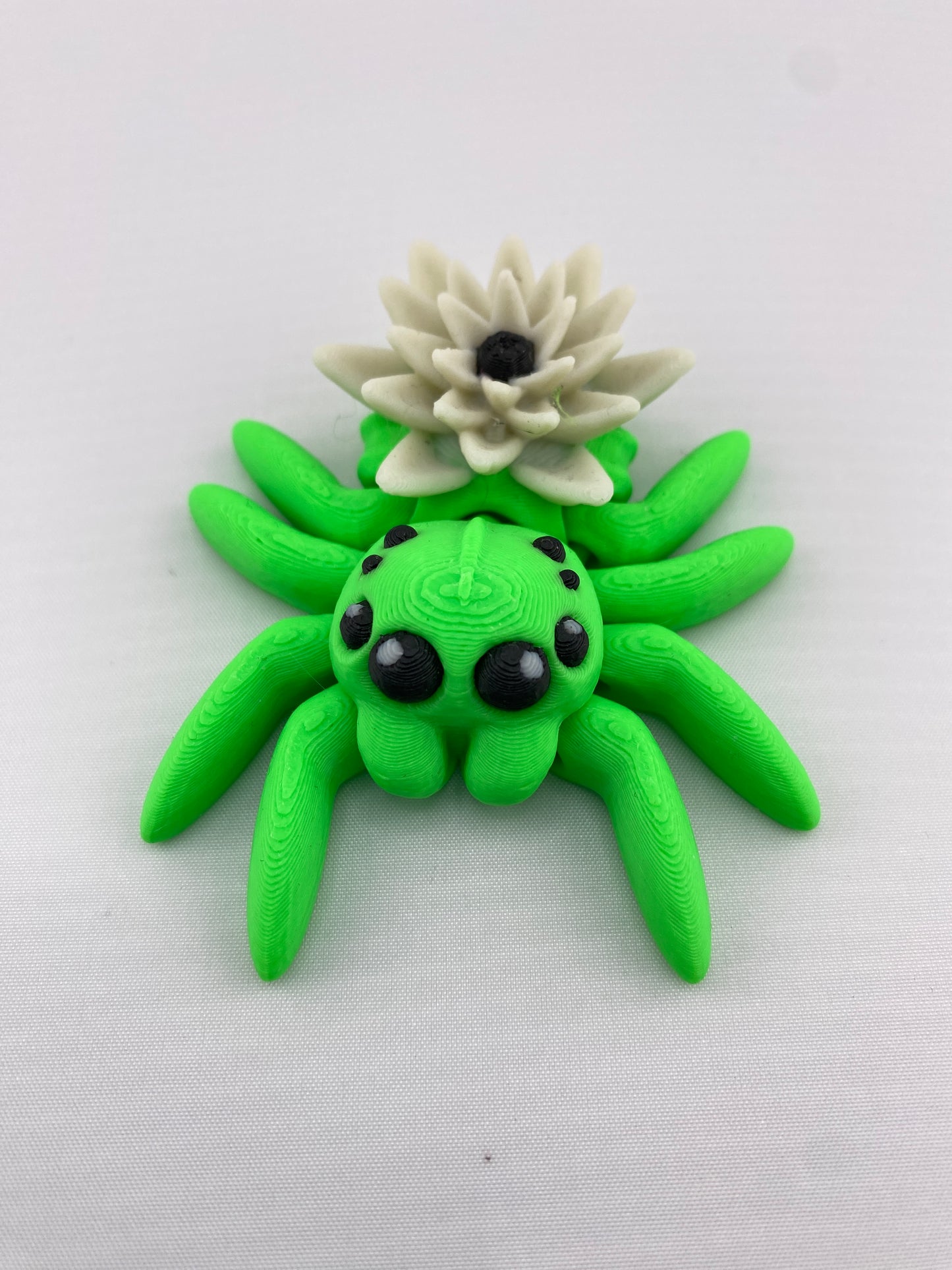Spider Water Lily 3D Printed Spider Figurine - Home Decor
