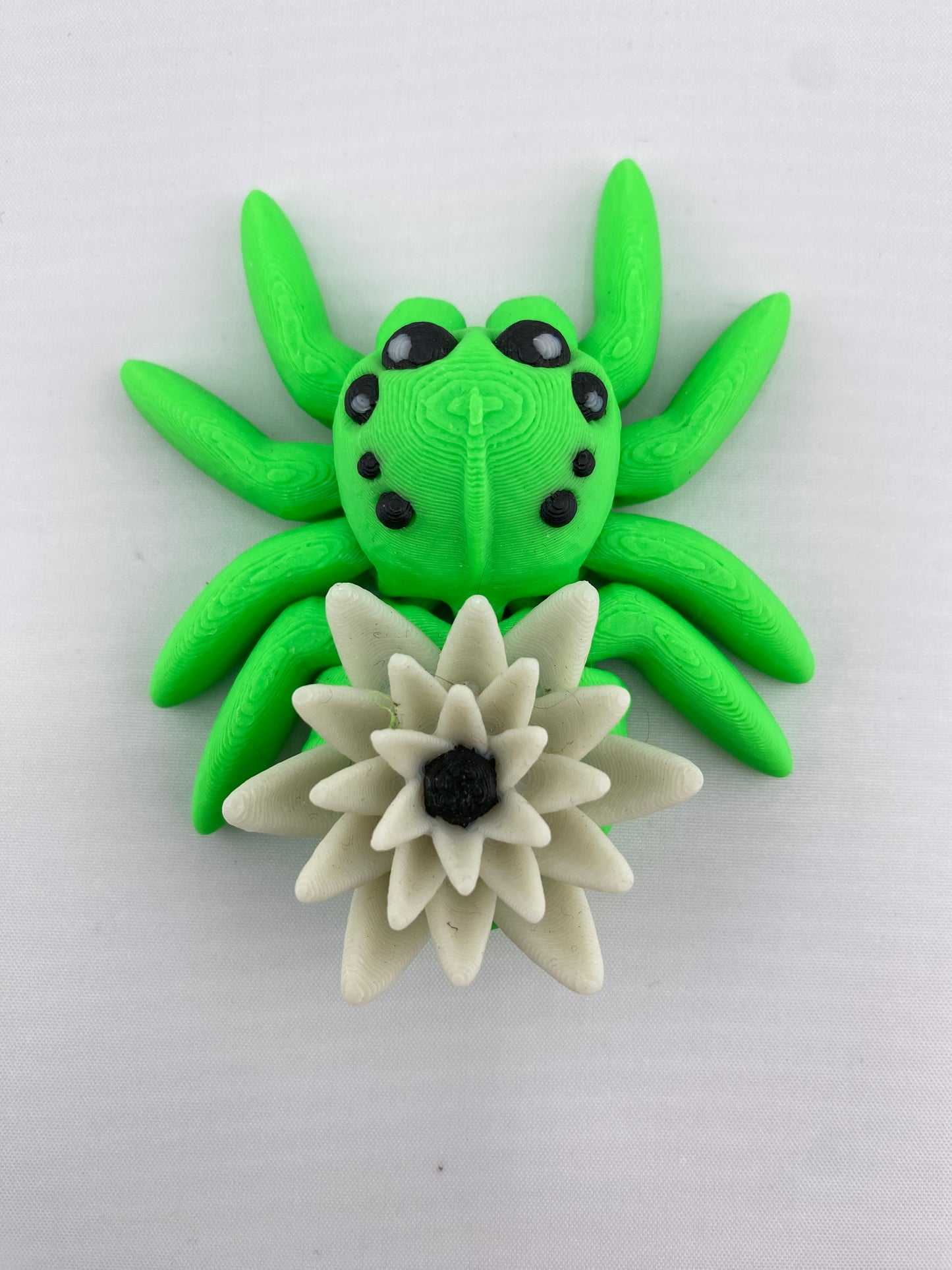 Spider Water Lily 3D Printed Spider Figurine - Home Decor