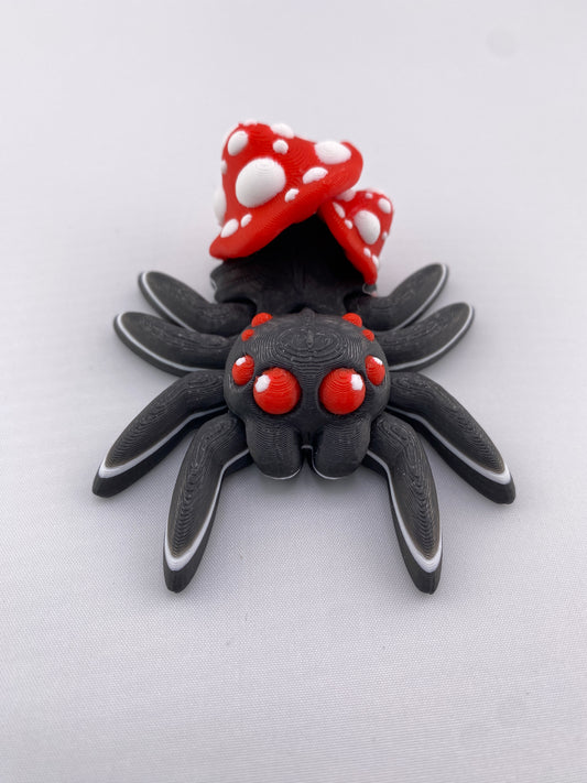 Mushroom Spider 3D Printed Figurine Decoration