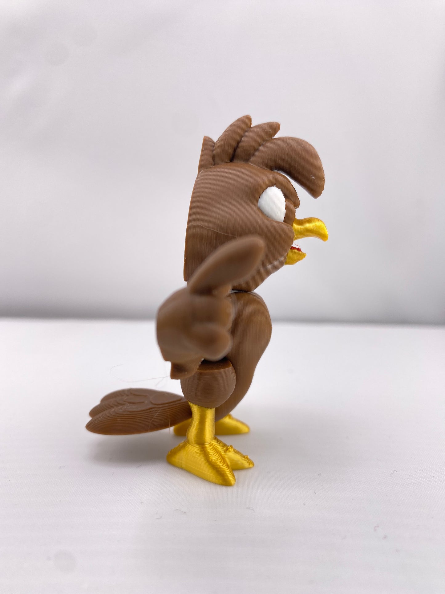 Cartoon Rooster Figurine