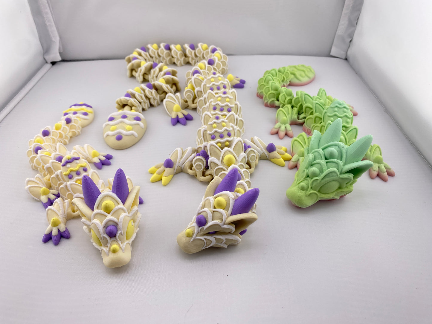Easter Cookie Dragon Figurine
