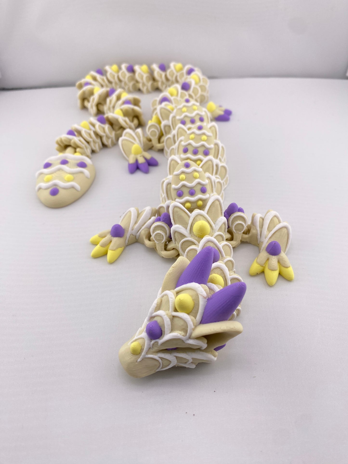 Easter Cookie Dragon Figurine