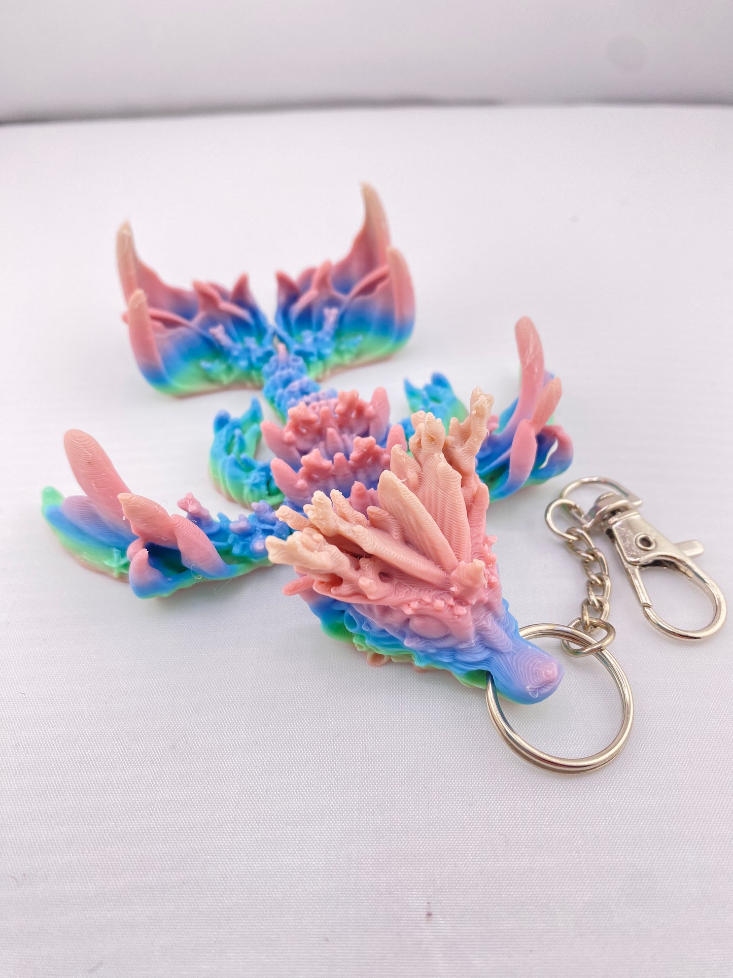 Articulating Dragon Keychains