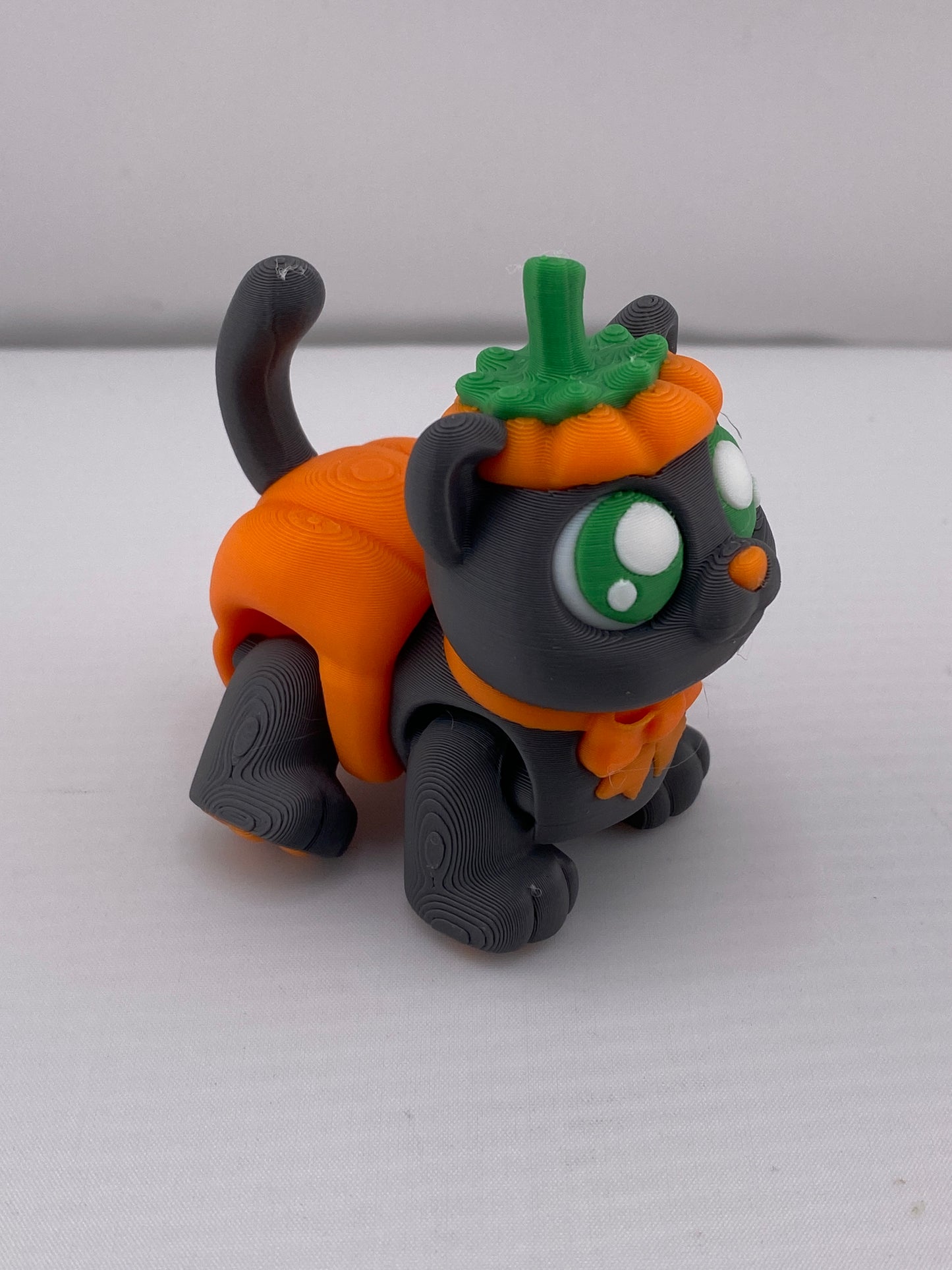 Cat or Dog in Pumpkin Costume - Halloween Decor
