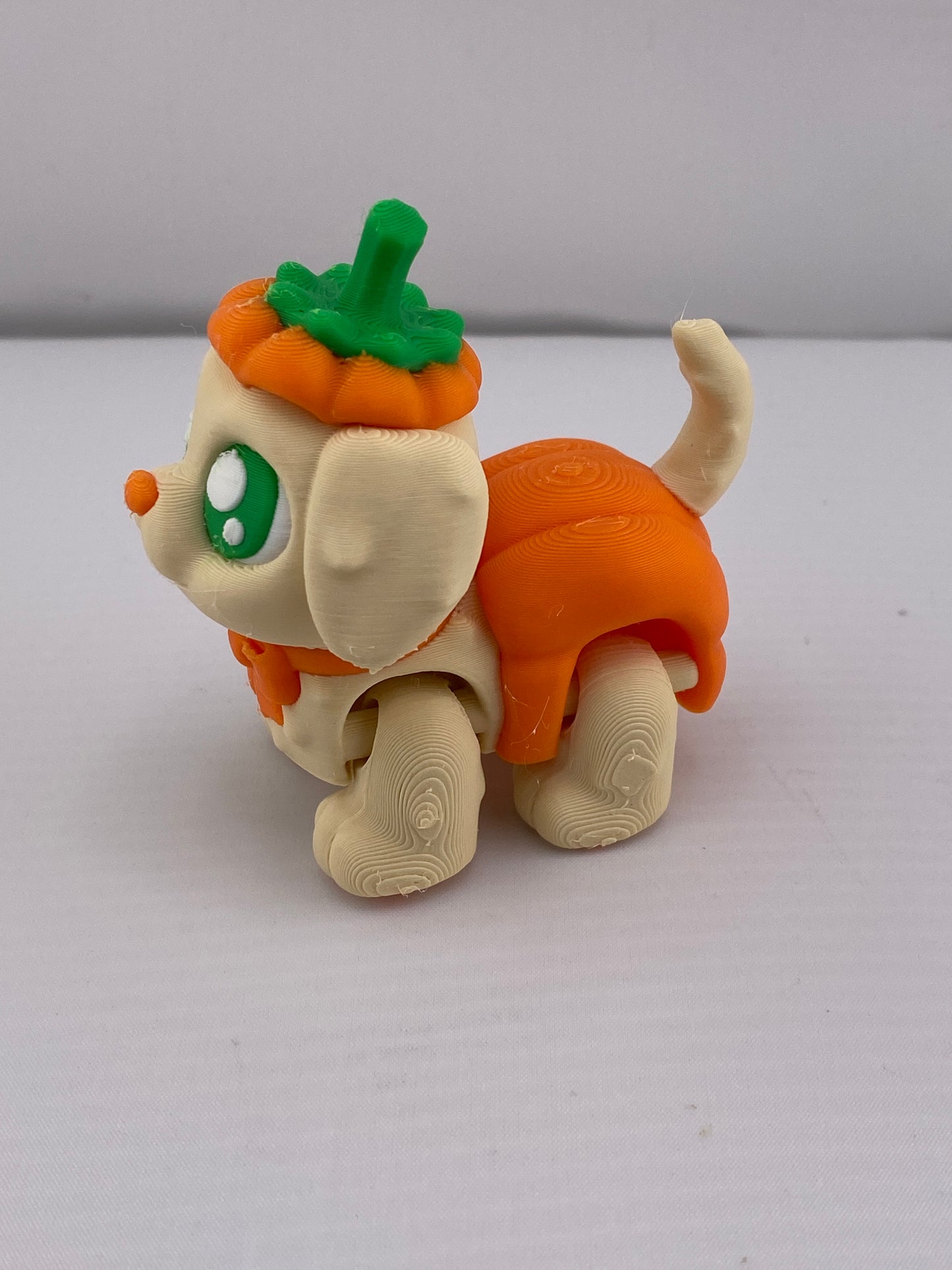 Cat or Dog in Pumpkin Costume - Halloween Decor