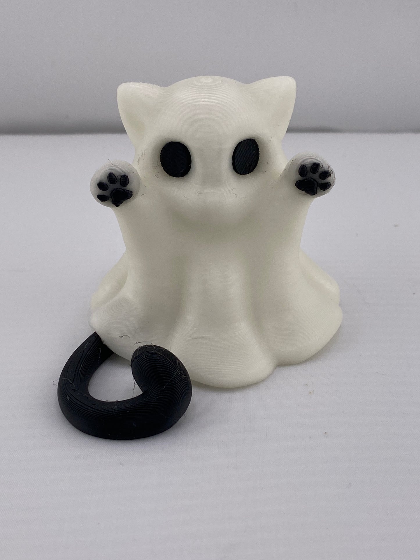 Glow In The Dark Ghost Dog or Cat - Halloween Figurine Decor