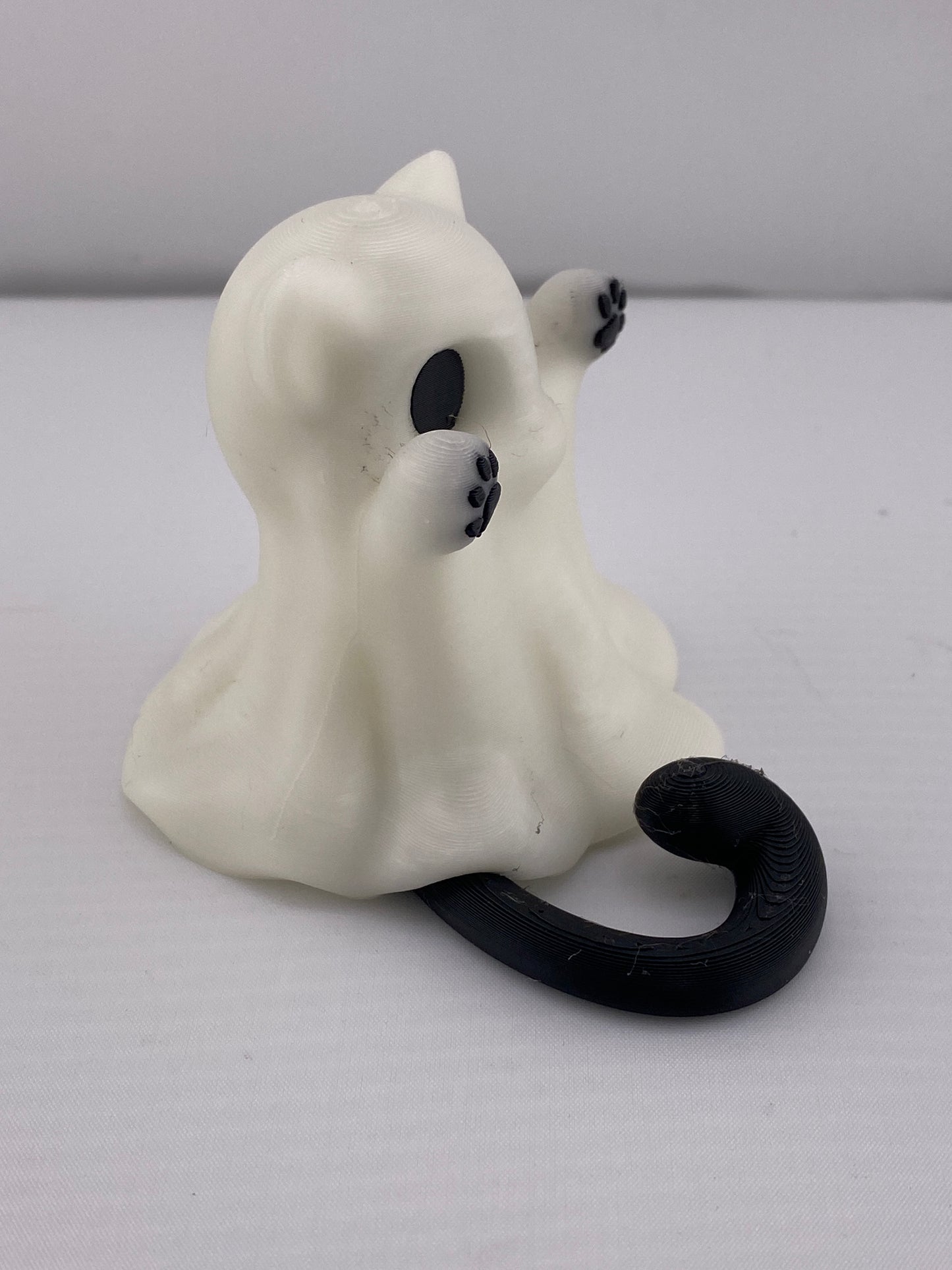 Glow In The Dark Ghost Dog or Cat - Halloween Figurine Decor